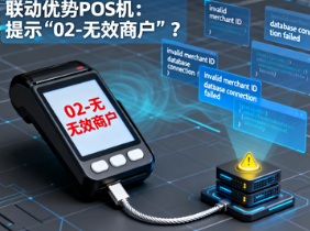 联动优势POS机:提示“02-无效商户”?