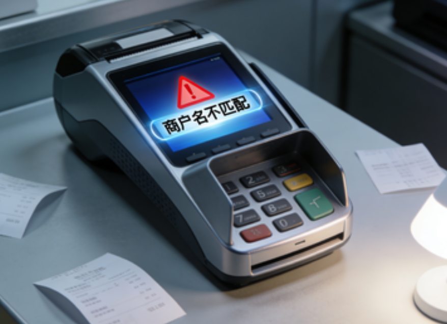 联动优势POS机提示“商户名不匹配”?