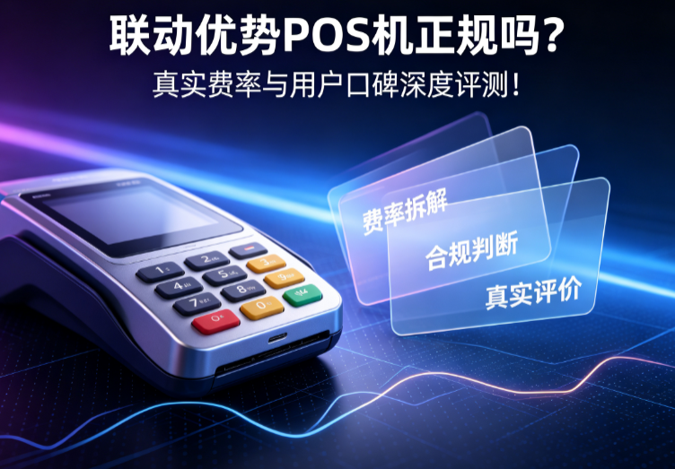联动优势POS机正规吗?真实费率与用户口碑深度评测!