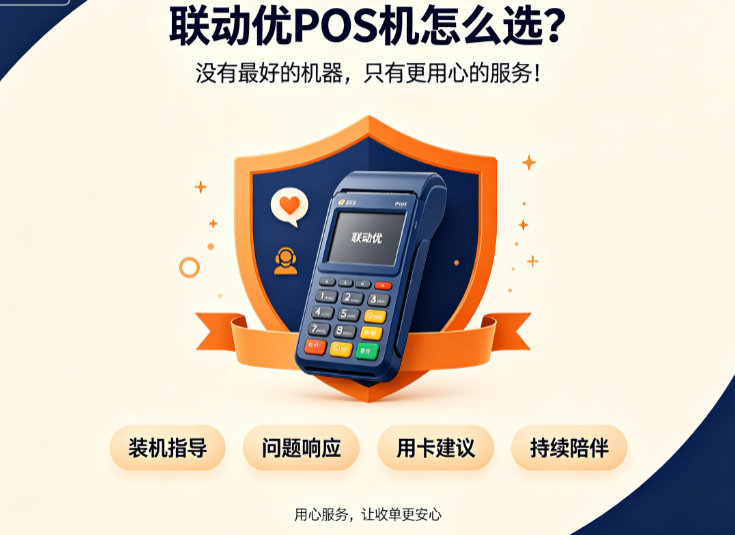 联动优POS机怎么选?没有更好的机器,只有更用心的服务!
